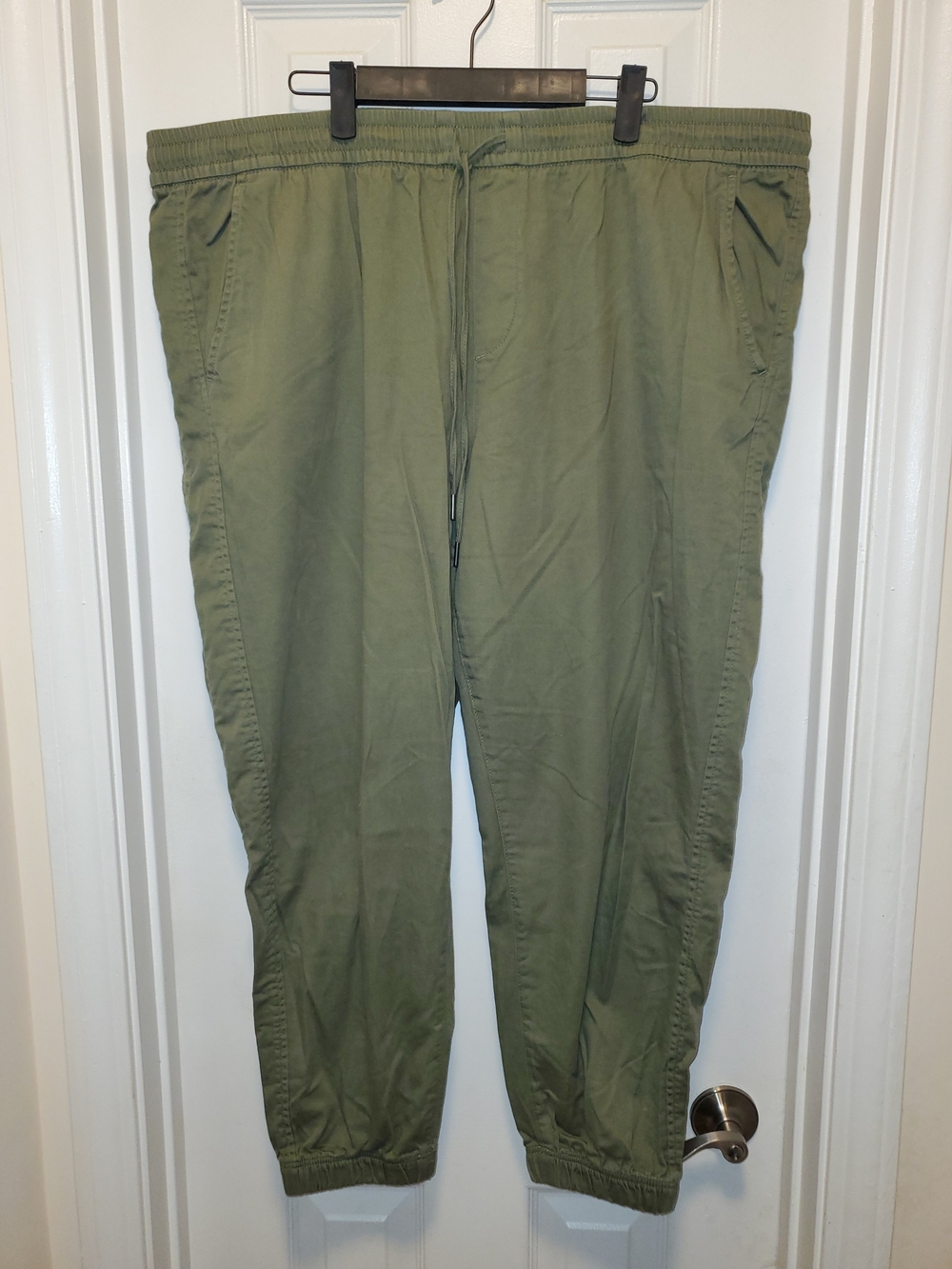 GAP Olive Drawstring Pants